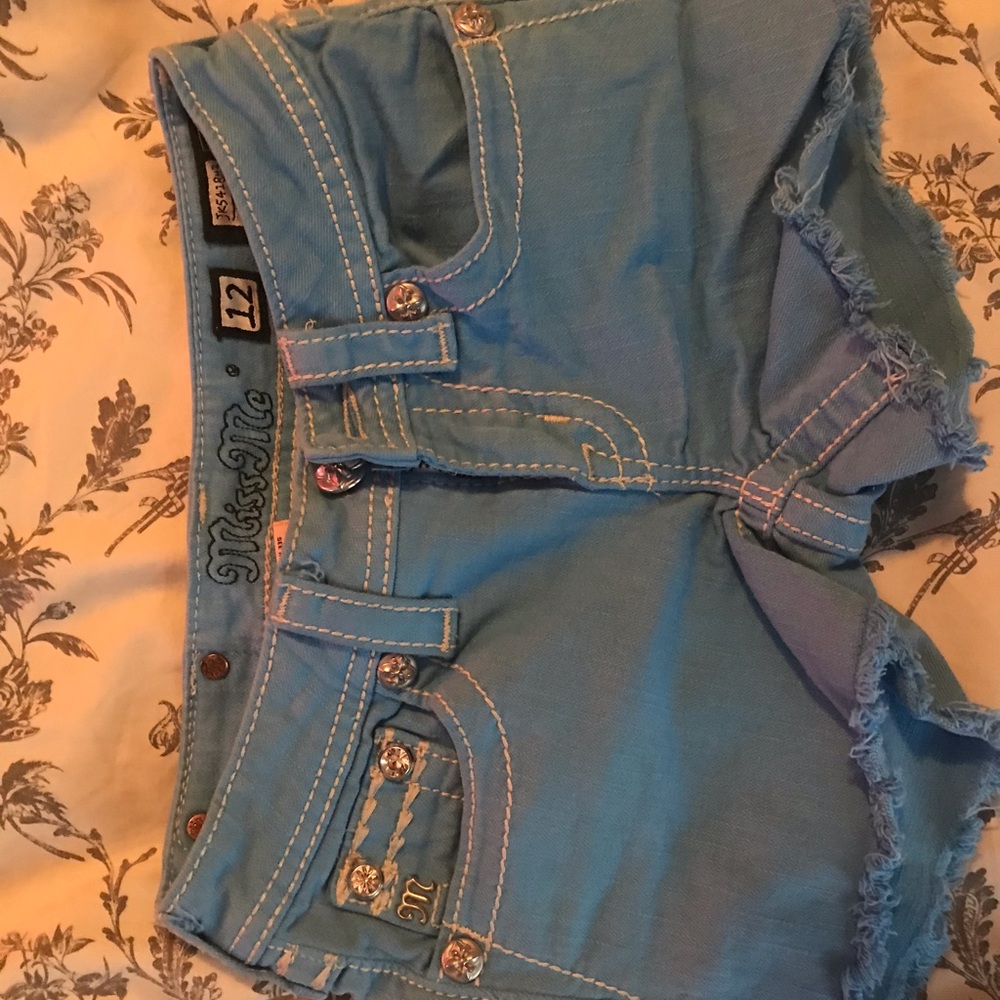 Miss Me ..Girls size 12 Cut off shorts
